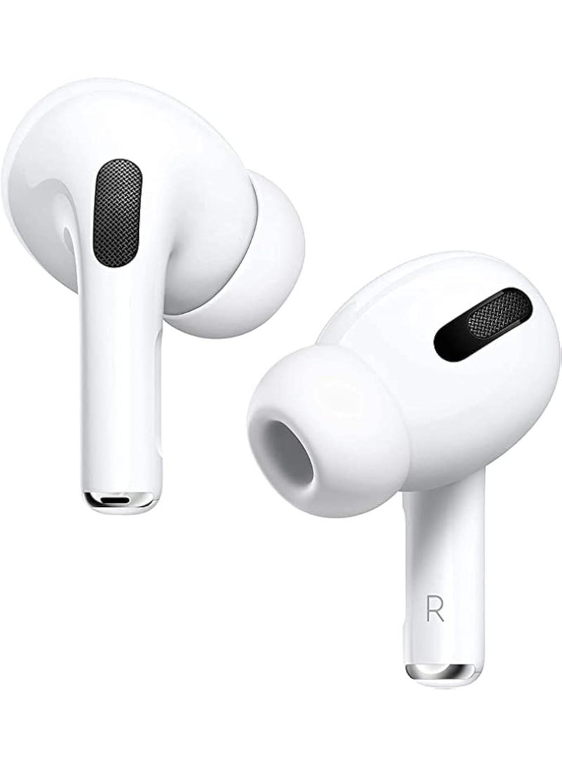 Replacement Silicone Ear Tips Compatible with Apple AirPods Pro 2 AirPods Pro Earbuds Anti-Slip Pain Relieving Ear Tips Fit Charging Case (White) (Medium, 2 Pack, 1 Pair) - Image 2
