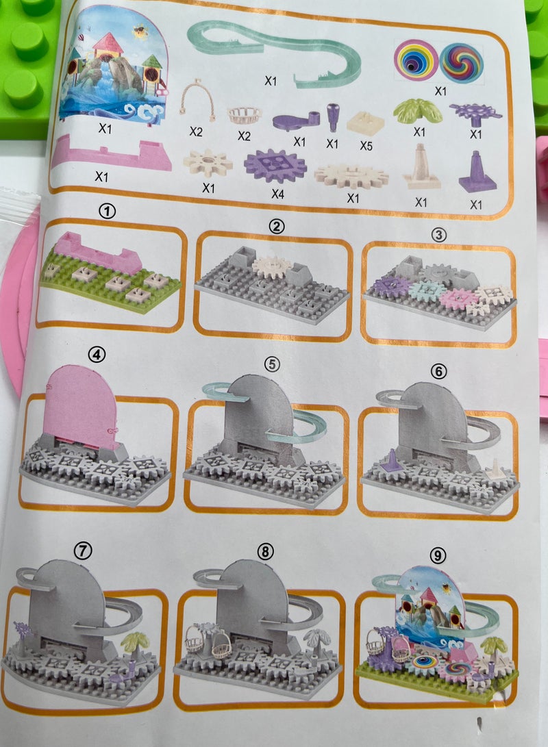 Manual Building Blocks Track Play Set Toy For Kids - Image 3