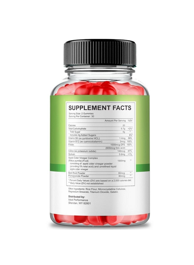 IDEAL PERFORMANCE جيلي كيكستارت كيتو ACV، مكمل جيلي كيكستارت ACV - أقصى قوة، جيلي كيتو كيكستارت كيتو+ ACV، تركيبة دعم طبيعية بالكامل كيكستارت كيتو+ ACV مراجعات التركيبة المتقدمة (عبوتين)  - Image 2