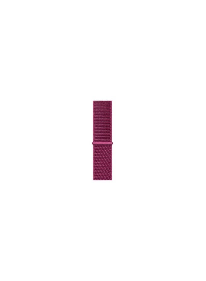 Apple Watch 42mm 44mm 45mm Nylon Sport Loop Band Compatible with iWatch Series 7/SE/6/5/4/3/2/1 Dragonfruit