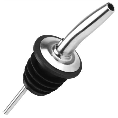 GLEDAM Gledam Stainless Steel Bottle Pourers Wine and Spirits LiquorDispenser Pouring Wine Syrup Oil Bartender Pourer Tapered Spout and Fits Alcohol Bottles 3 Pcs  - Image 2