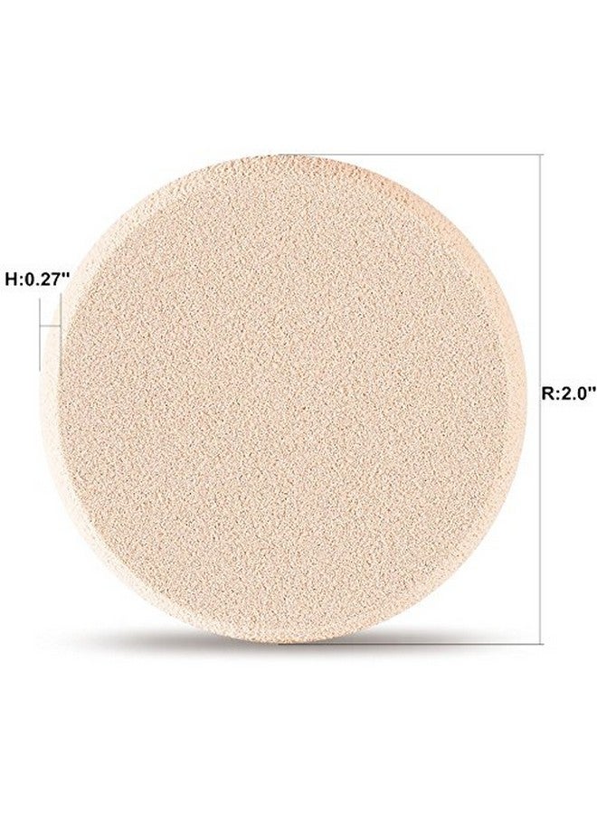 OWLFAVO Kooba 2Pcs Round Makeup Sponges With 1 Travel Case Beauty Face Primer Compact Powder Puff Blender Sponge Replacement For Cosmetic Flawless Foundation Sensitive And All Skin Types - Image 3