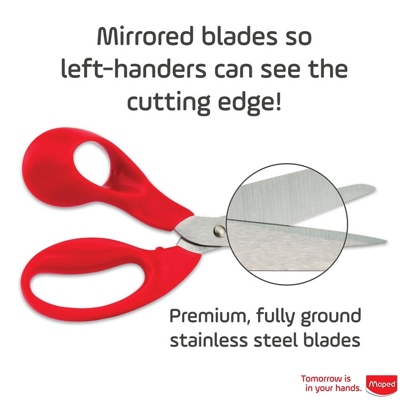 Maped - Expert Left-Handed 8.25 Inch Scissors - Multipurpose - Left Handed - Image 3