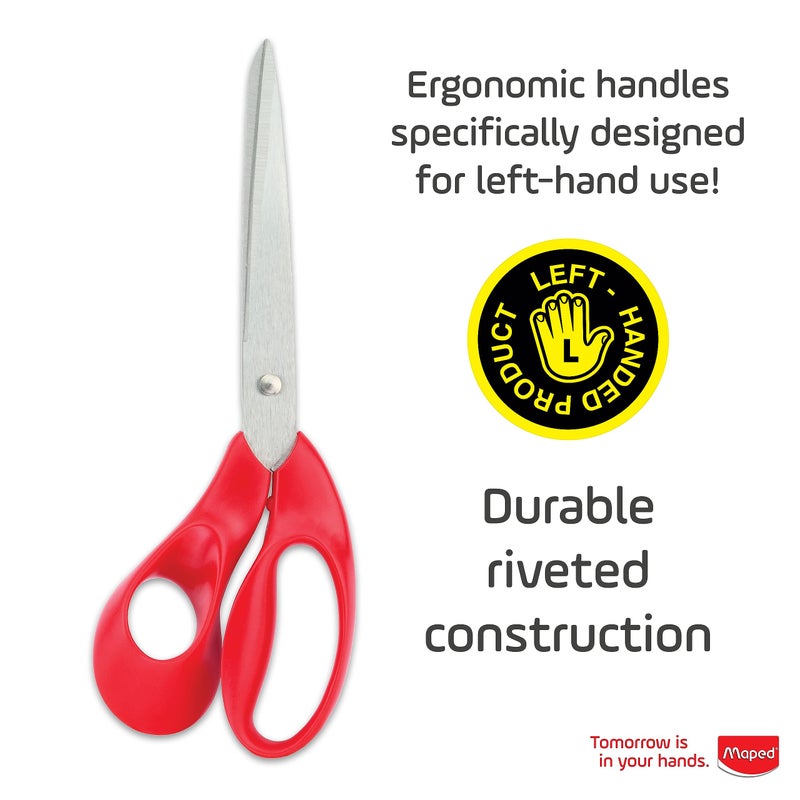 Maped - Expert Left-Handed 8.25 Inch Scissors - Multipurpose - Left Handed - Image 4