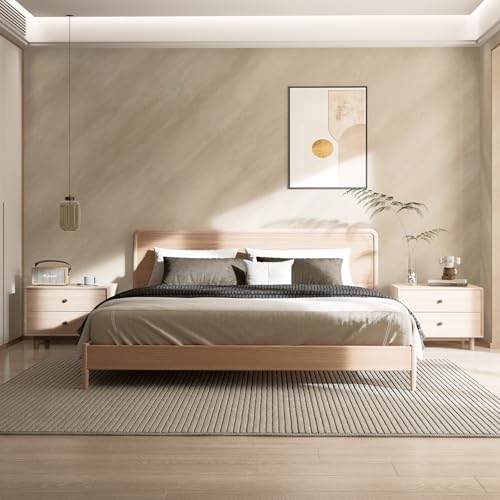 Bumoo Beige Peel and Stick Wallpaper 16" x 590" Cream and Greige Concrete Contact Paper PVC self-Adhesive Waterproof Matte limewash Vinyl Removable Living Room Kitchen Bathroom Dorm Gym - Image 4