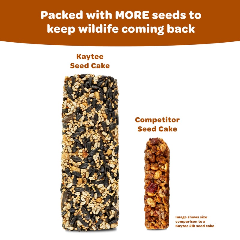 Kaytee Corn-a-Plenty Seed Cake, Food for Wild Squirrels, Chipmunks, Rabbits & Other Backyard Wildlife, 2.5 Pounds - Image 5
