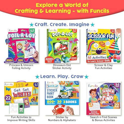Funcils 36 Washable Tempera Paint Sticks for Kids with Coloring Book | Non-Toxic Markers for Toddlers 1-3 | Works on Paper, Canvas, Wood, Cardboard - Craft, Art Supplies for Kids 3-5, Painting Crayons - Image 5