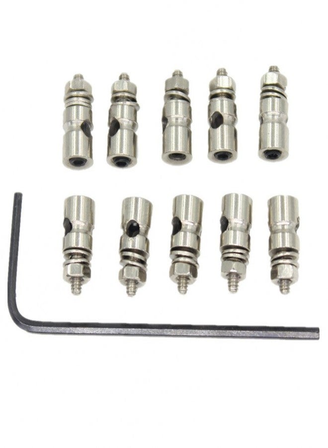 Hobbypark 25-Pack Hobbypark Adjustable D2.1mm Pushrod Connector Linkage Stoppers RC Model Airplane Replacement - Image 2