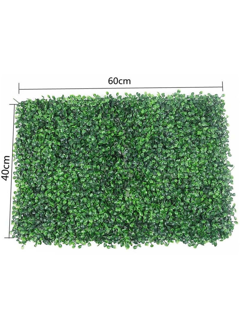 LINGWEI Artificial Boxwood Topiary Privacy Fence Grass Rug Turf Screen for Outdoor Indoor Garden Fence Backyard Wedding Decorative Wall Backdrop(10pcs)  - Image 4