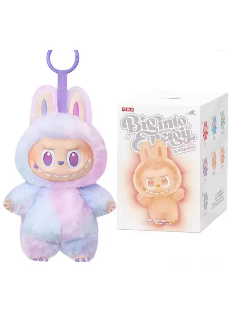 Labubu THE MONSTERS Bigmo Energy Plush Keychain Figure purple - Image 1