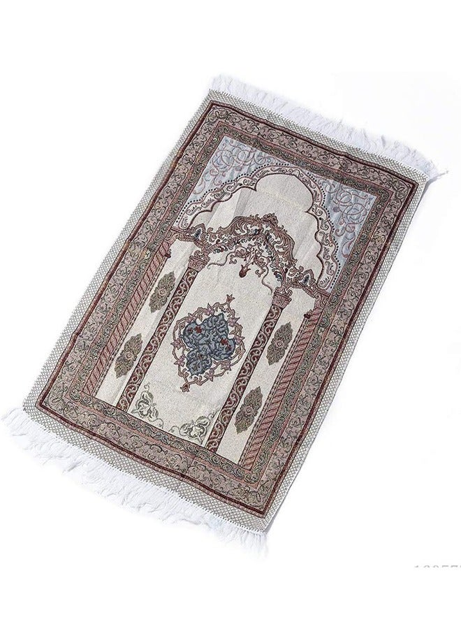 GUSGU Prayer Rug with Carrying Bag Large Thin Lightweight Polyester Prayer Mat, Prayer Mats for Praying Men and Women - Image 3