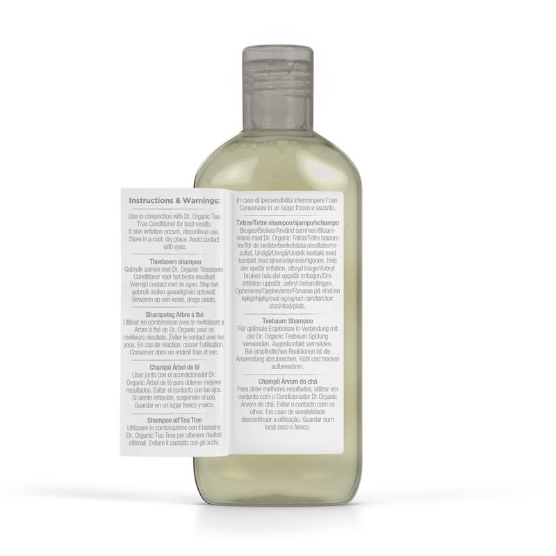 dr.organic شامبو شجرة الشاي من أورجانيك دكتور، 9 أونصة سائلة - Image 5