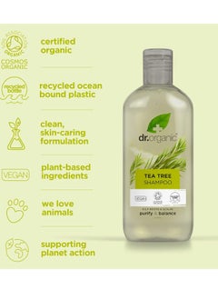 dr.organic Organic Doctor Tea Tree, Shampoo, 9 Fluid Ounce  - Image 4