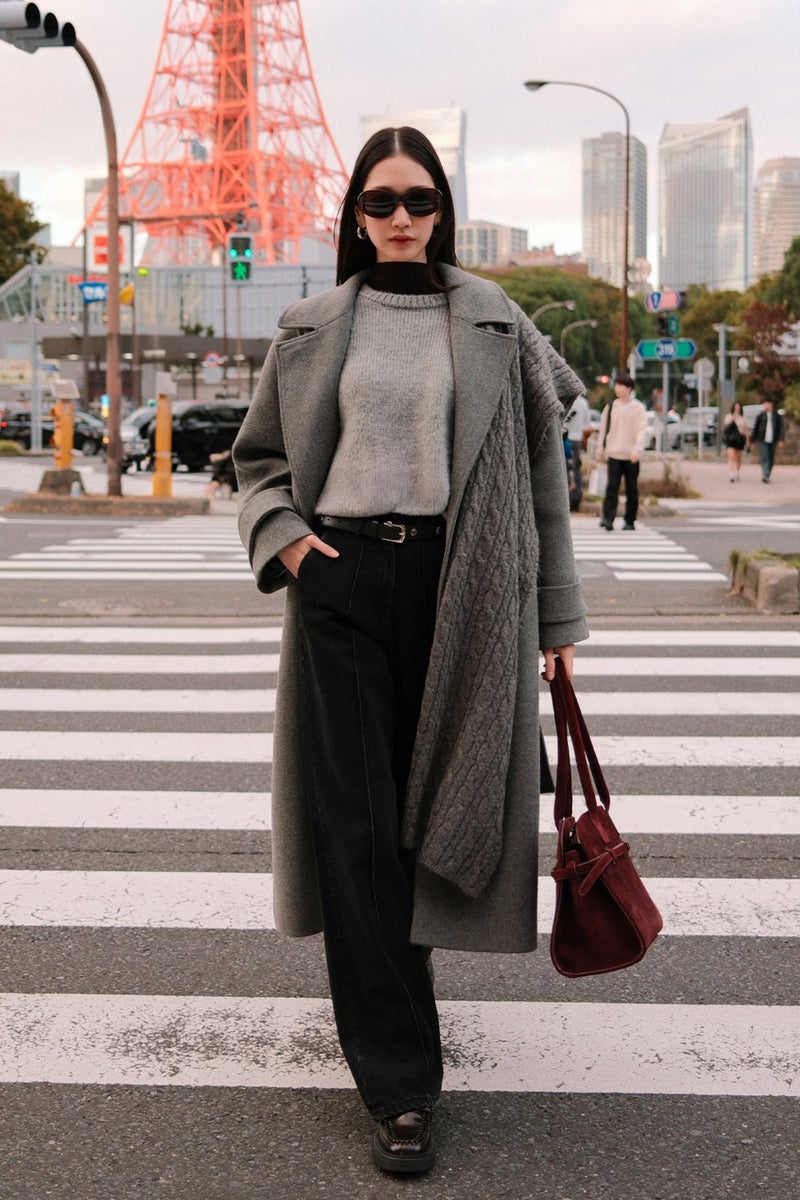 Manuka Italian Cashmere Premium Coat Grey  - Image 1