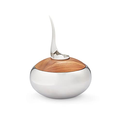 Nambe nambe Scoop Ice Bucket  Insulated Ice Bucket with Lid and Ice Scoop  Stainless Steel Chiller for Cocktail Bar Parties Barware and Serve ware  Home Bar  Bar Cart Accessory  Dishwasher Safe 