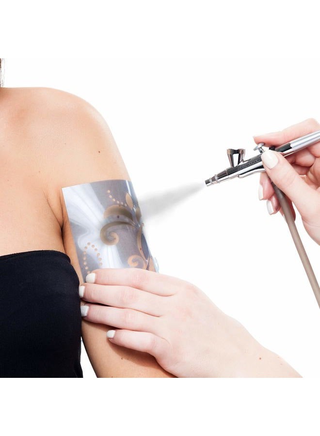 Custom Body Art طلاء تاتو مؤقت أسود 8 أونصات، قائم على الكحول - Image 4