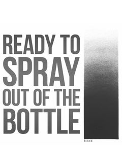 Custom Body Art 8-Ounce Black Temporary Airbrush Tattoo Body Art Paint Alcohol Based  - Image 2