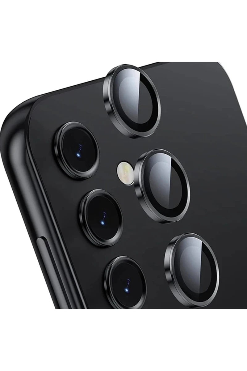 for Galaxy A55 Black Camera Lens Ring Glass For A55 A35 A16 A06 A05 A05S A15 5G A54 A34 A14 Protec