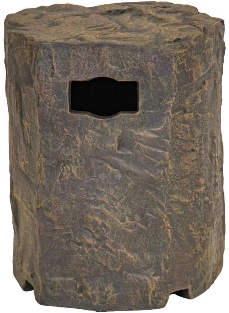 Aquascape Aquascape Faux Stone Propane Tank Cover  Durable GFRC Construction Stylish Outdoor Concealment for Fire Features Grills and Patios 78336  - Image 1