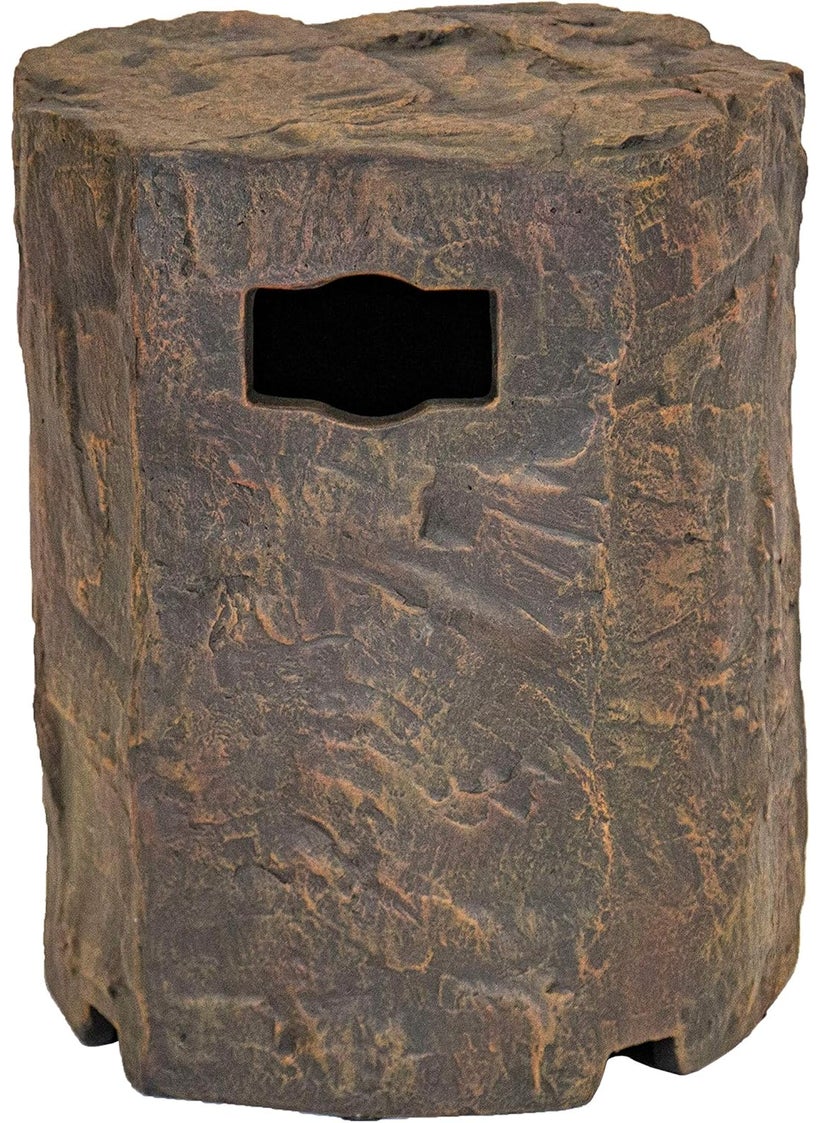 Aquascape Aquascape Faux Stone Propane Tank Cover  Durable GFRC Construction Stylish Outdoor Concealment for Fire Features Grills and Patios 78336  - Image 5