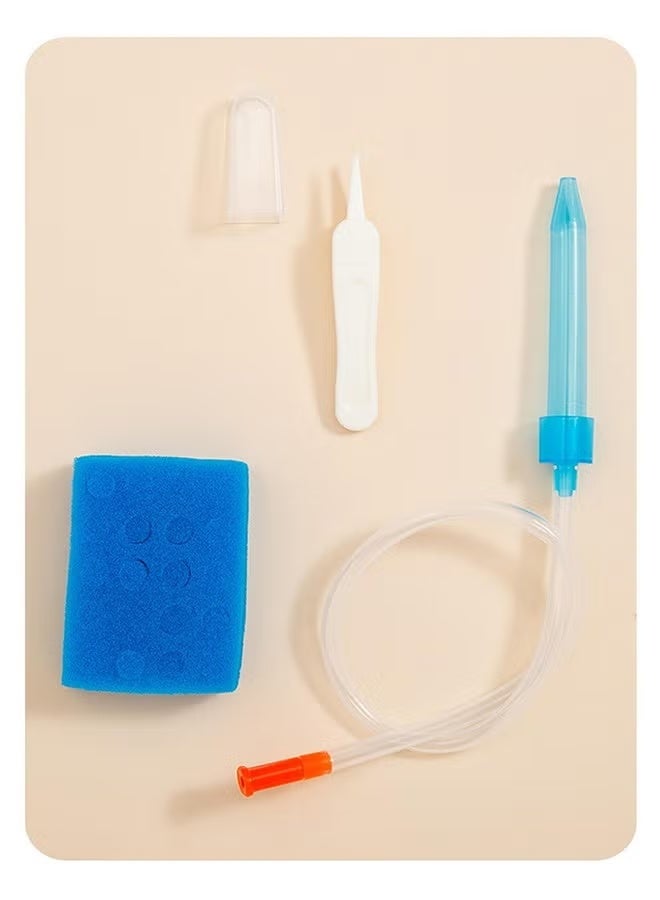 أوجا ماص أنف للأطفال الرضع مع 20 فلترًا إضافيًا للنظافة. ينظف المخاط ويفي بمتطلبات عدم الارتجاع لاحتقان الأنف. - Image 2