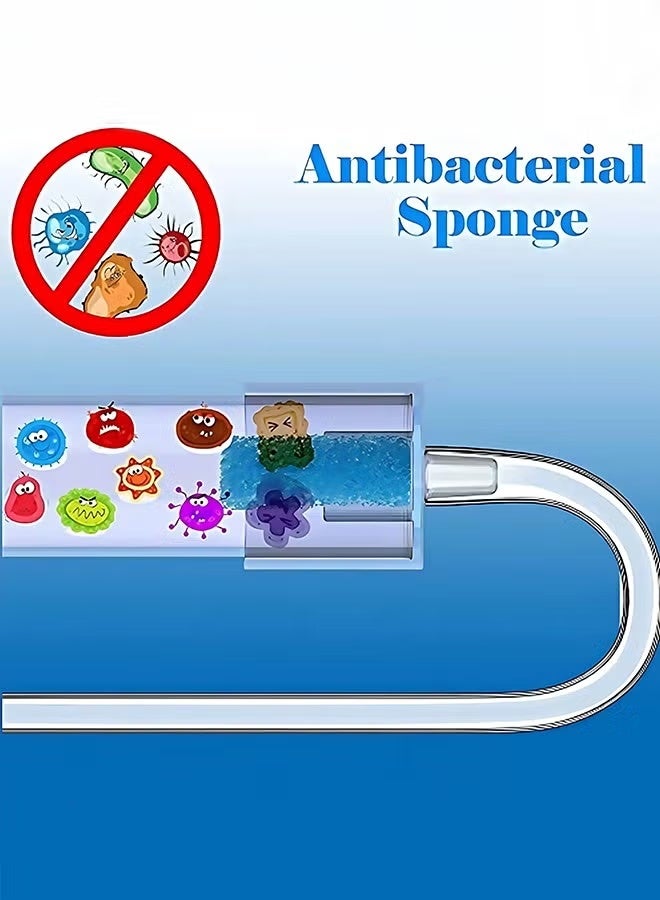 أوجا ماص أنف للأطفال الرضع مع 20 فلترًا إضافيًا للنظافة. ينظف المخاط ويفي بمتطلبات عدم الارتجاع لاحتقان الأنف. - Image 4