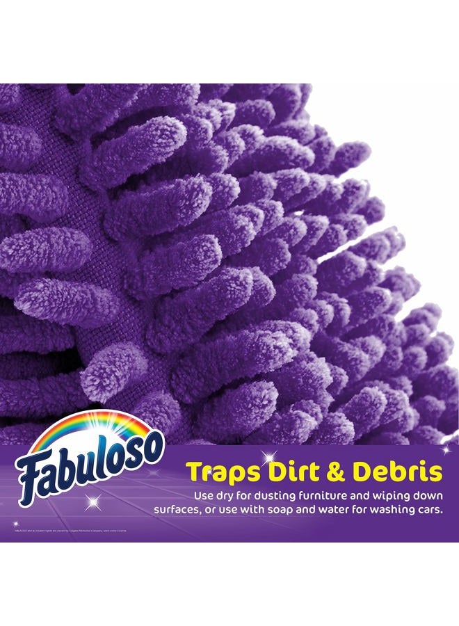 Fabuloso Microfiber Cleaning Mitt, Purple, One Size Fits All | Lint-Free, Scratch-Free Glove for Surfaces & Furniture | Dustless Hand Cloth for Bold & Bright Cleaning Experience - Image 3