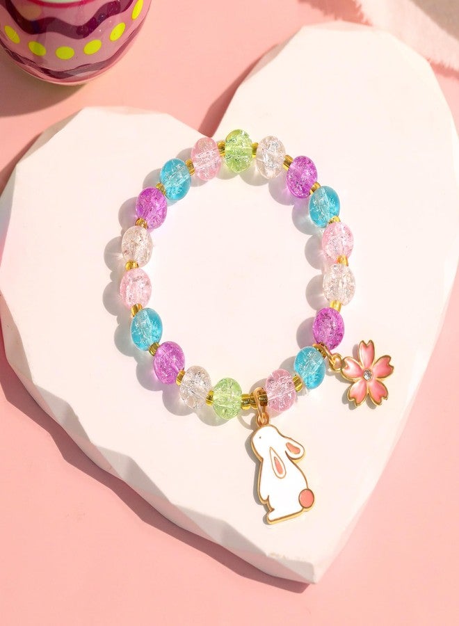 Parma77 Easter Gifts for Kids-Adjustable Bunny Bracelet with Bunny Card for Jewelry for Girls, Teens, and Women, Perfect Easter Egg Fillers - Image 2
