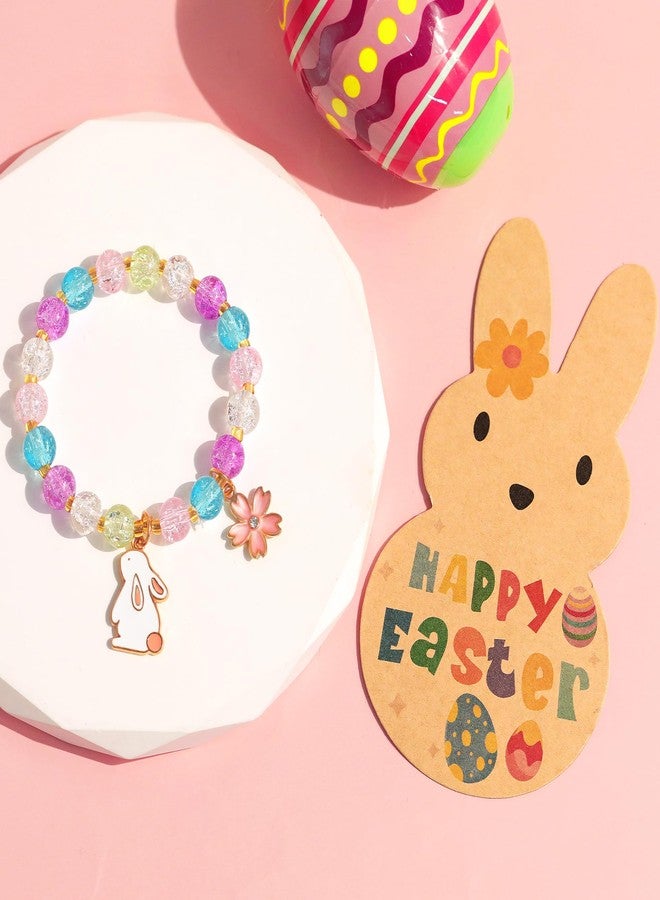 Parma77 Easter Gifts for Kids-Adjustable Bunny Bracelet with Bunny Card for Jewelry for Girls, Teens, and Women, Perfect Easter Egg Fillers - Image 5