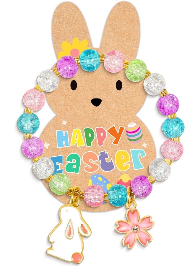 Parma77 Easter Gifts for Kids-Adjustable Bunny Bracelet with Bunny Card for Jewelry for Girls, Teens, and Women, Perfect Easter Egg Fillers - Image 1