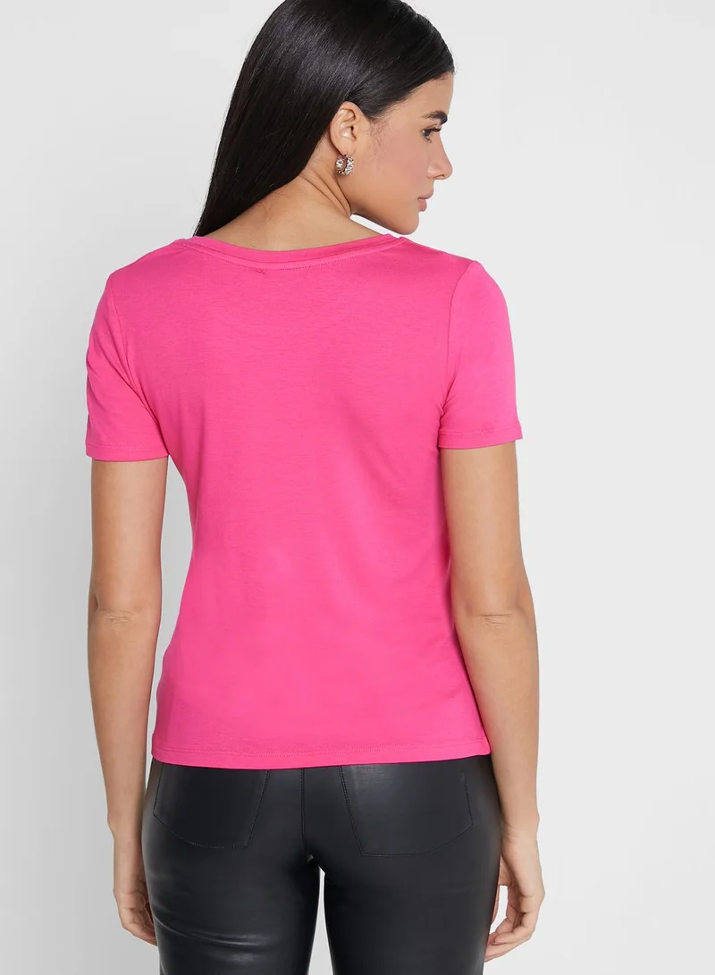 WAREHOUSE Crew Neck T-Shirt