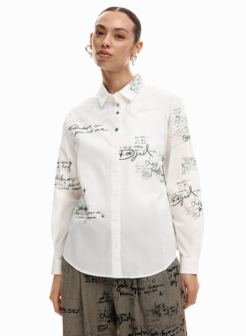 DESIGUAL Long-Sleeved Shirt With Regular Fit - Image 2