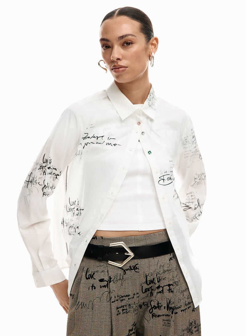DESIGUAL Long-Sleeved Shirt With Regular Fit - Image 1