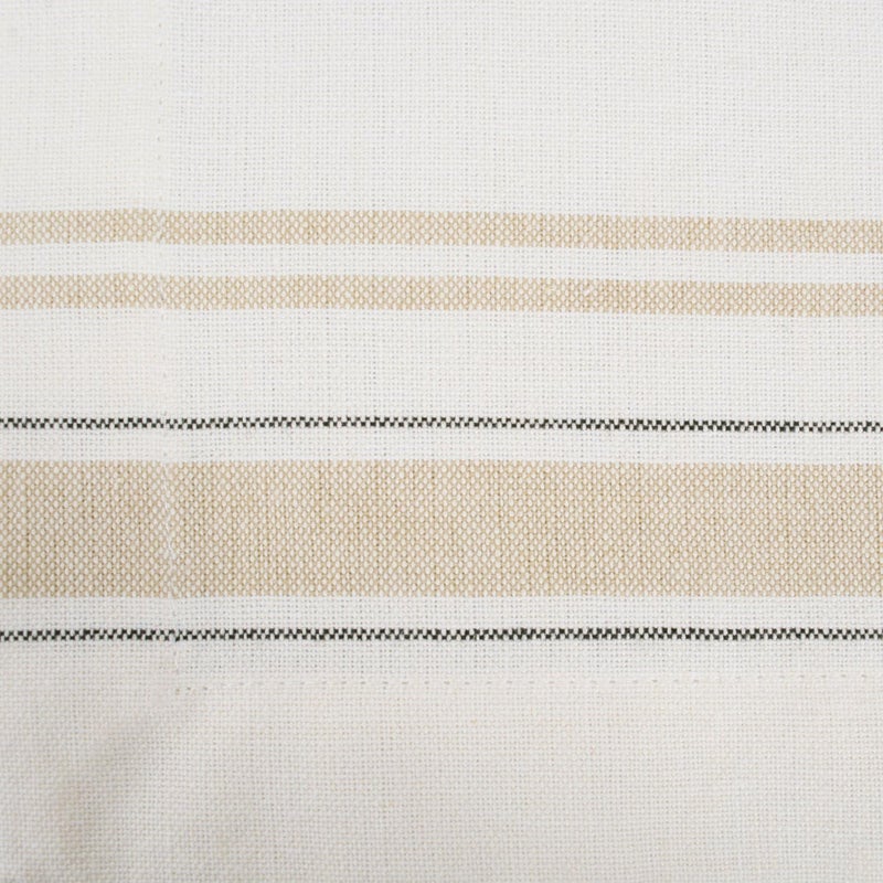 DII 100% Cotton Machine Washable, Everyday French Stripe Placemat for Dinner Parties, Summer & Outdoor Picnics, Set of 6 Set, Chambray White - Image 2