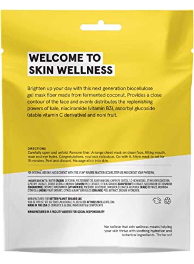 Acure قناع السليلوز الحيوي لتفتيح البشرة - Image 4