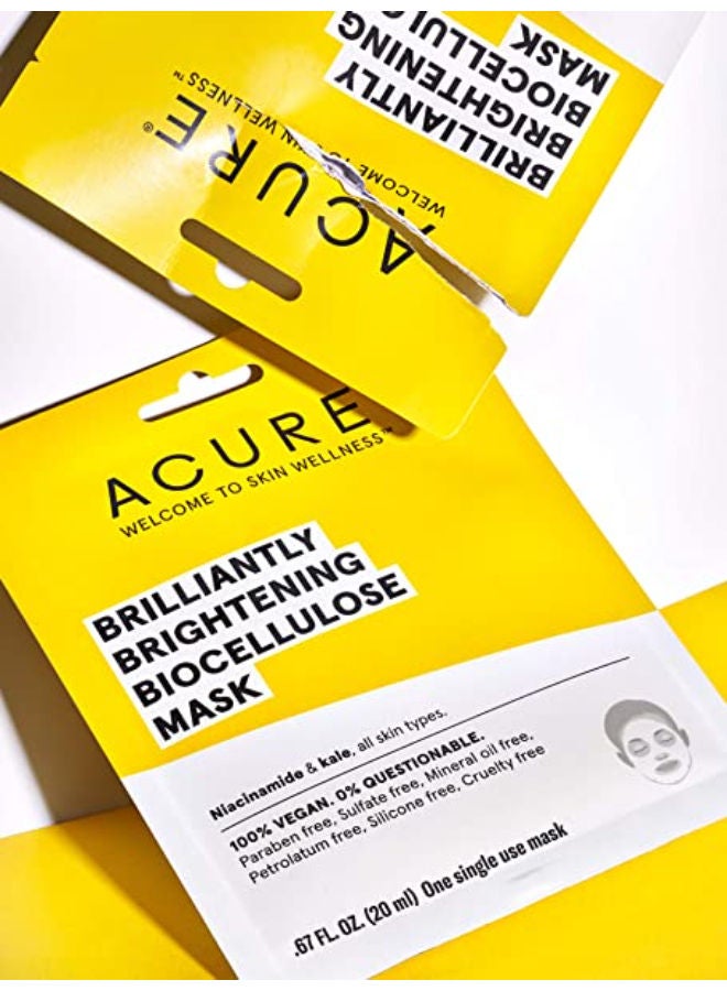 Acure قناع السليلوز الحيوي لتفتيح البشرة - Image 2