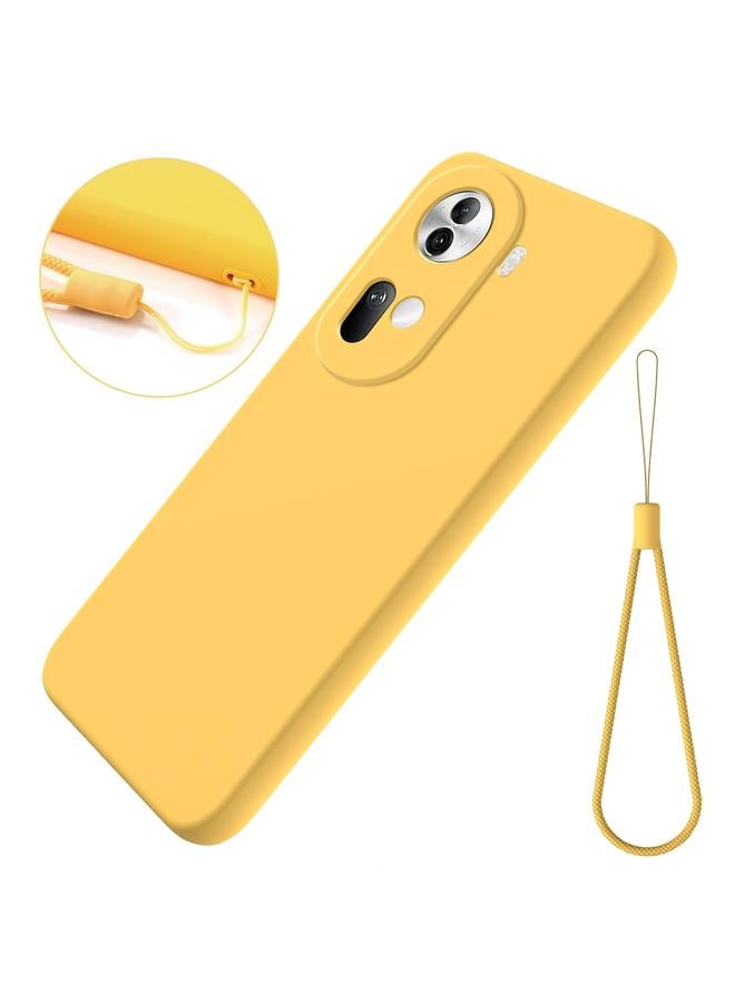 إيروريكس جراب لهاتف OPPO Reno11 5G Global، جراب هاتف من السيليكون السائل المقاوم للصدمات بلون نقي - Image 2