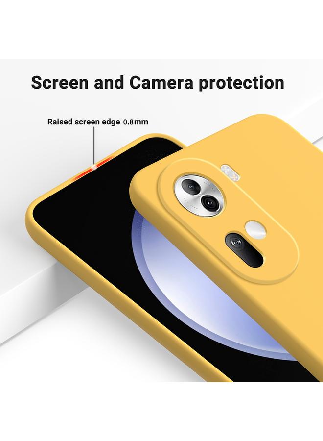 إيروريكس جراب لهاتف OPPO Reno11 5G Global، جراب هاتف من السيليكون السائل المقاوم للصدمات بلون نقي - Image 5