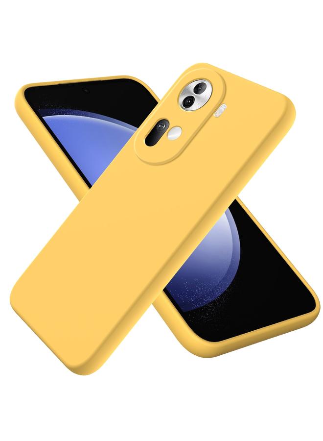 إيروريكس جراب لهاتف OPPO Reno11 5G Global، جراب هاتف من السيليكون السائل المقاوم للصدمات بلون نقي - Image 1