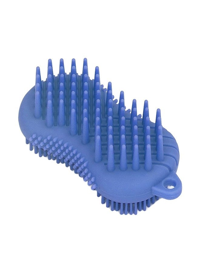 ATHA فرشاة تدليك الجسم 3 في 1 من السيليكون من أثا | فرشاة استحمام للشعر وفروة الرأس لتنظيف الجسم | موزع شامبو | فرشاة للرجال والنساء والأطفال (عبوة واحدة متعددة الألوان) - Image 1