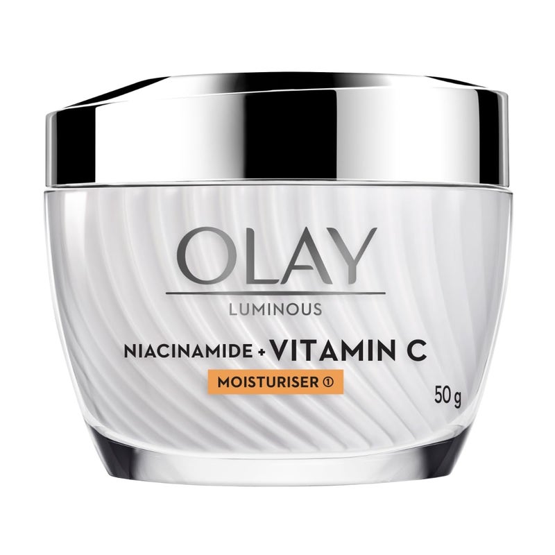 Olay Vitamin C Face Cream with Niacinamide l Even Glow Smooth Texture l Normal Oily Dry Combination Skin l Parabens Sulphatefree l 50g - Image 1
