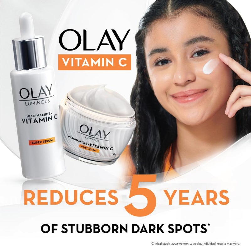 Olay Vitamin C Face Cream with Niacinamide l Even Glow Smooth Texture l Normal Oily Dry Combination Skin l Parabens Sulphatefree l 50g - Image 2