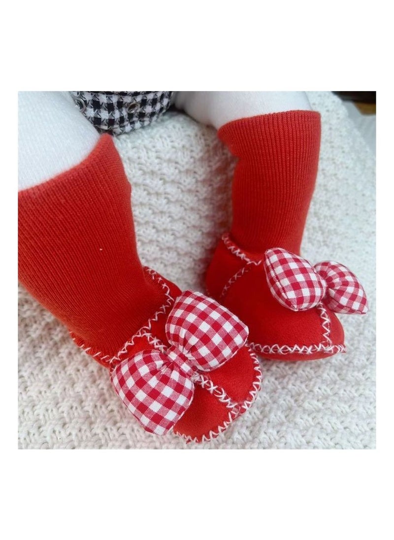 Loquat Suitable For Baby Warm And Comfortable Cotton Shoes 