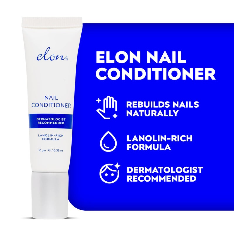 Elon Essentials Kit for Healthy Nails â€“ Kit Includes Elon Nail Conditioner, Cuticle Oil & File Set â€“ Manicure Set for Daily Strengthening and Moisturizing Cuticles - Image 3