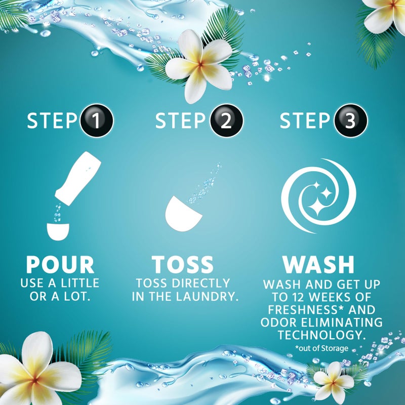 Purex Crystals in-wash Fragrance and Scent Booster, Tahitian Breeze, 21 Ounce (Pack of 4) - Image 4