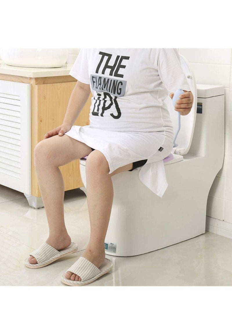 Folding Sitz Bath Toilet Seat for Hemorrhoid Relief and Postpartum Care, Ideal for Pregnant Women and Episiotomy Recovery  - Image 3