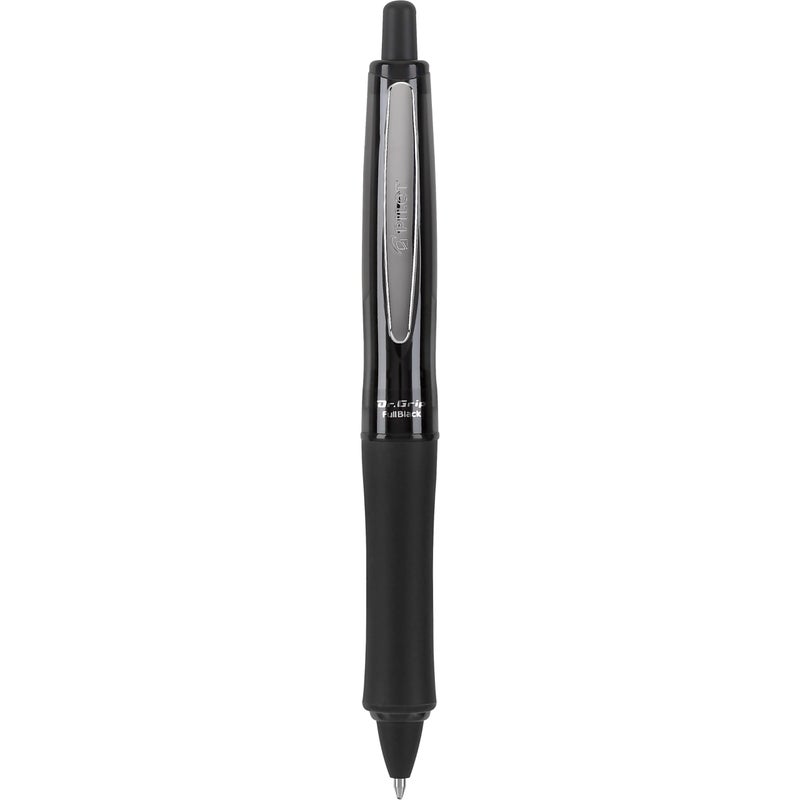 PILOT Dr. Grip FullBlack Refillable & Retractable Ballpoint Pen, Medium Point, Black Ink, Single Pen (36193)- Ideal for School, Journaling & Office Writing - Image 4
