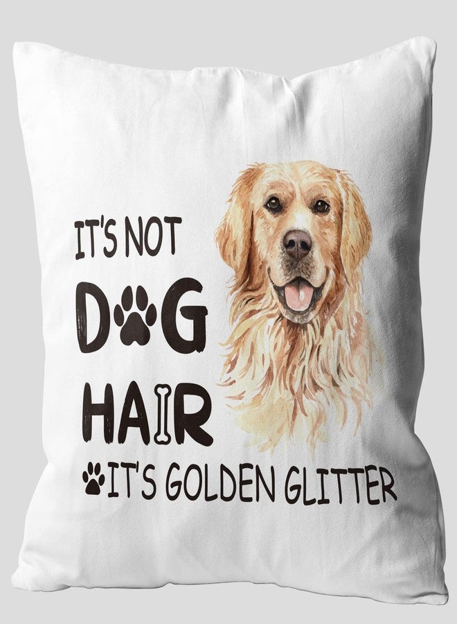 Grace Yonks It’s Not Dog Hair It’s Golden Glitter Throw Pillow Covers, Painting Golden Retriever Gifts for Dog Lover,18 x 18 Inch 039B-GY 039B-GY