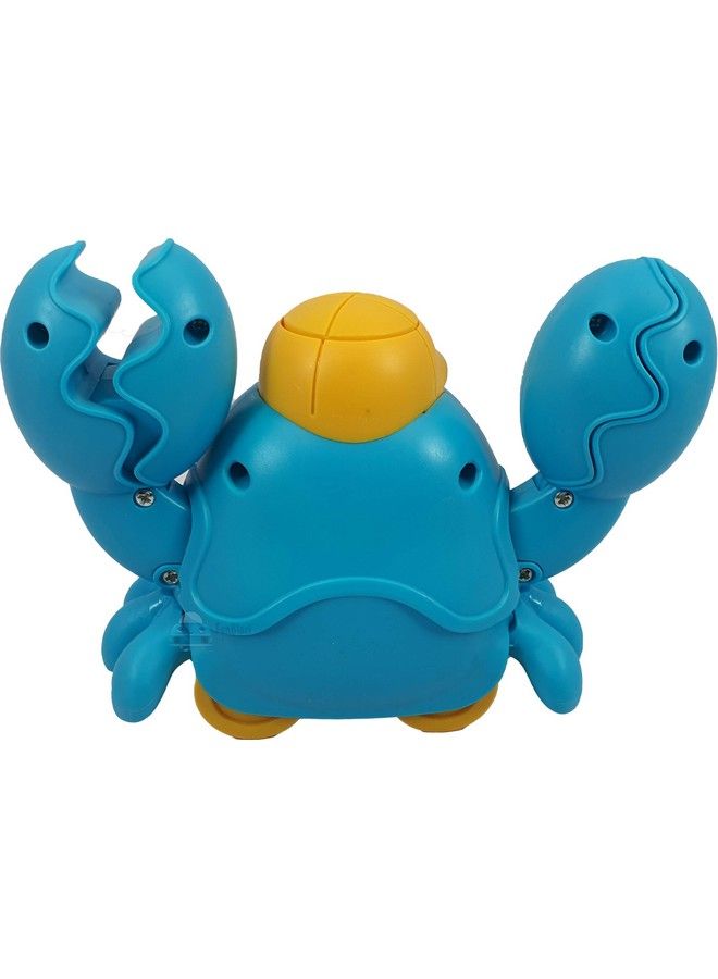 FunBlast لعبة سرطان البحر الزاحف - ألعاب ضغط وانطلاق للأطفال - ألعاب تعمل بالاحتكاك للأطفال - سيارات كرتونية للأطفال - متعددة الألوان; 1 وحدة (زرقاء) - Image 4