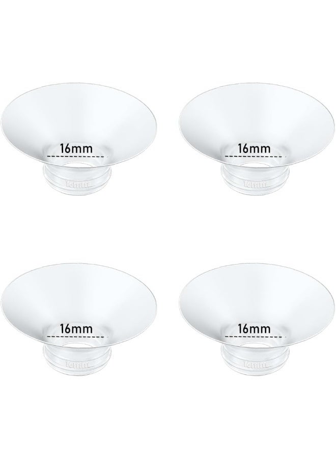 IVARONAL Flange Insert 4PCS 16mm Compatible with Momcozy Breast Pumps - Image 1